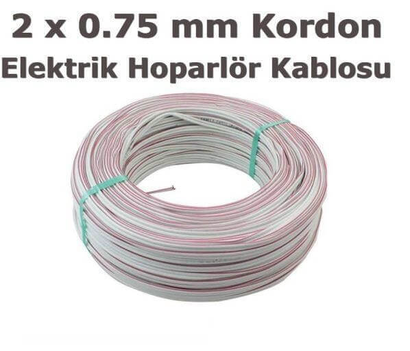 100 METRE 2 X 0,75 ELEKTRİK VE HOPARLÖR KABLOSU 100 METRE 2 X 0,75 ELEKTRİK VE HOPARLÖR KABLOSU