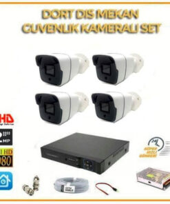 2MP 1080P 4 Kameralı Ahd Güvenlik Seti