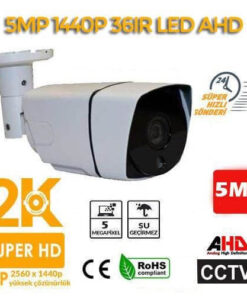 5MP AHD IR CAM 3.6MM 36LED AHD Güvenlik Kamerası
