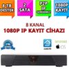 8 KANAL NVR 5mp H265 İp Kamera Kayıt Cihazı 1080p
