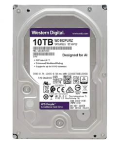 WD Purple WD102PURZ 3.5" 10 TB 7200 RPM SATA 3 HDD Güvenlik Diski